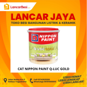 cat q-luc gold di lancar besi